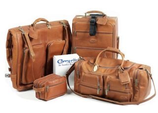 luxury leather travel bags