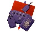 Designer Leather Passport Holder