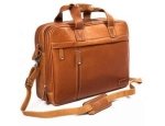 Executive Leather Laptop Bag -Tan Color